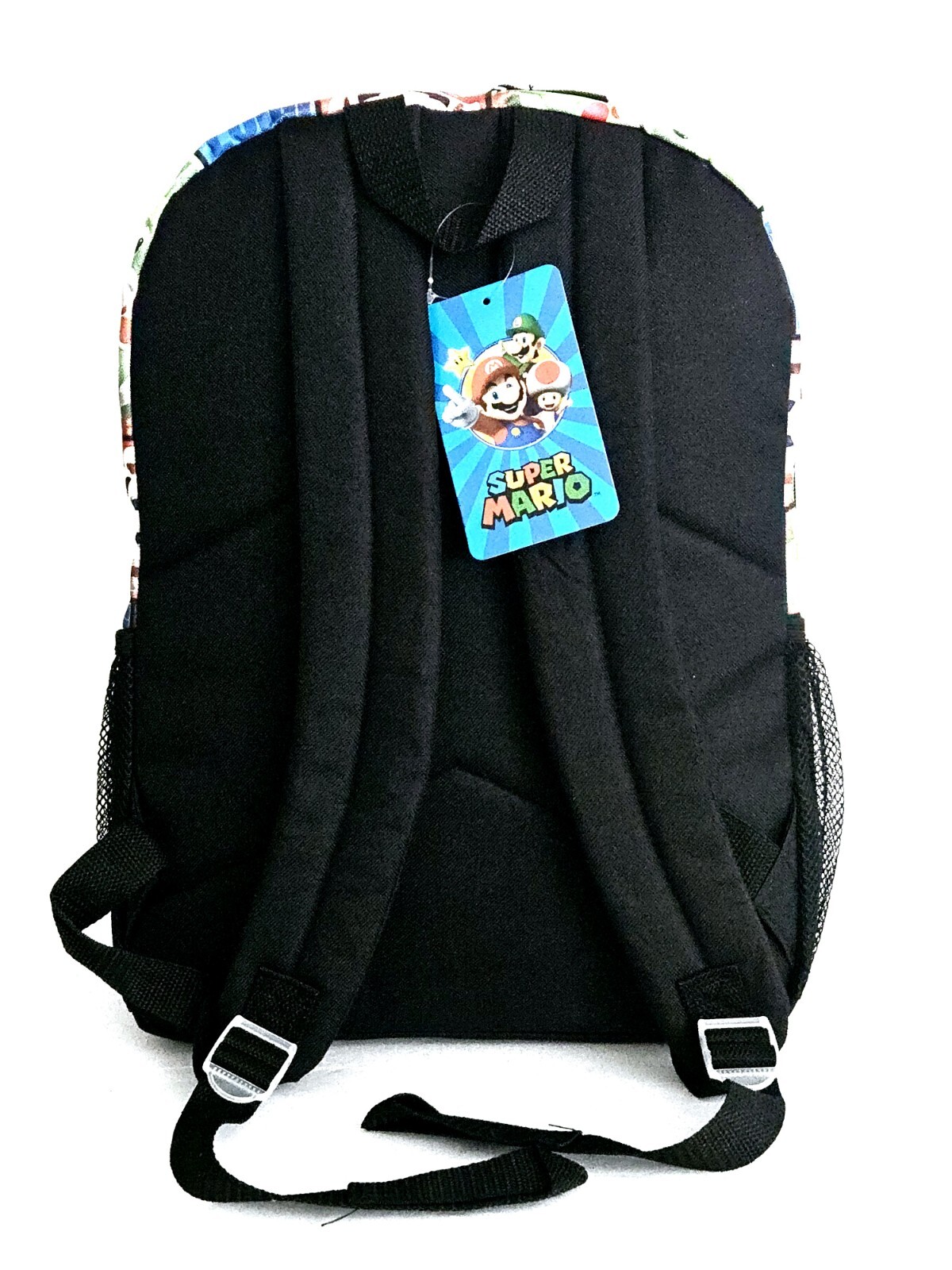 Nintendo Super Mario Bros Boys Large Backpack 16″ School Luigi Toad Yoshi New