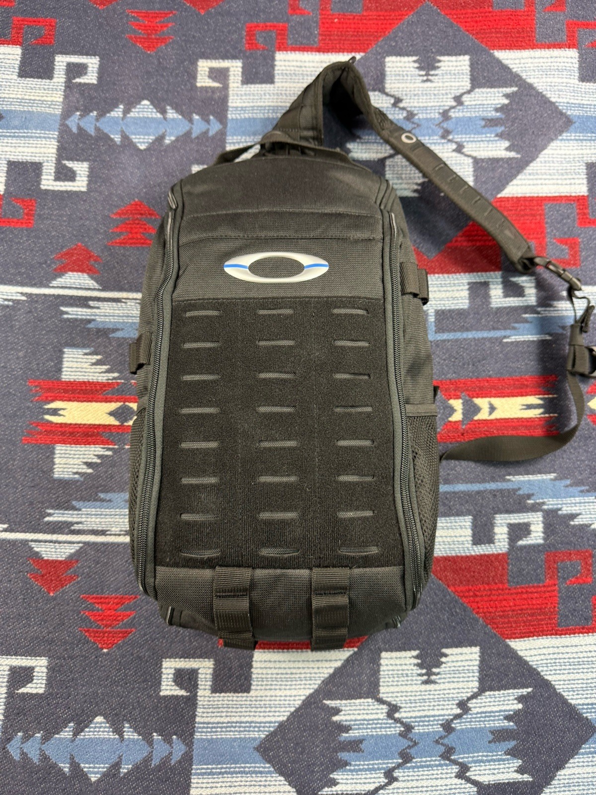 Vtg Y2K Oakley Sling Tactical Software Pilot Shoulder Messenger Bag Backpack