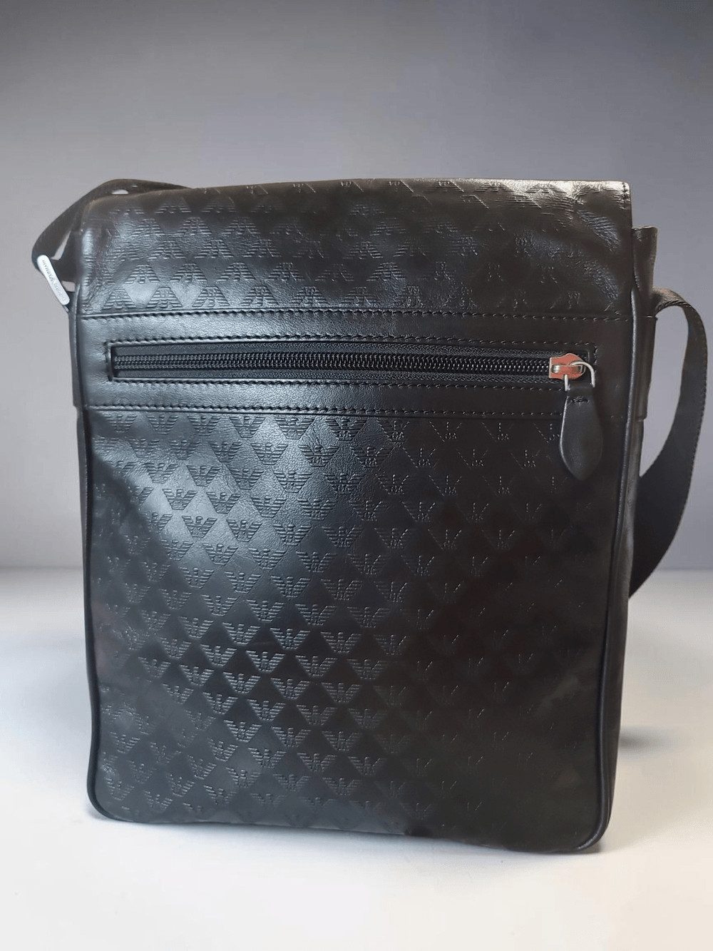 Emporio Armani Black Mens Crossbody Messenger Bag