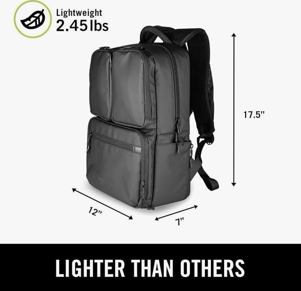 NWT Cole Reaction Ryder Tech Backpack College Fits Most 16” Laptops Black Travel