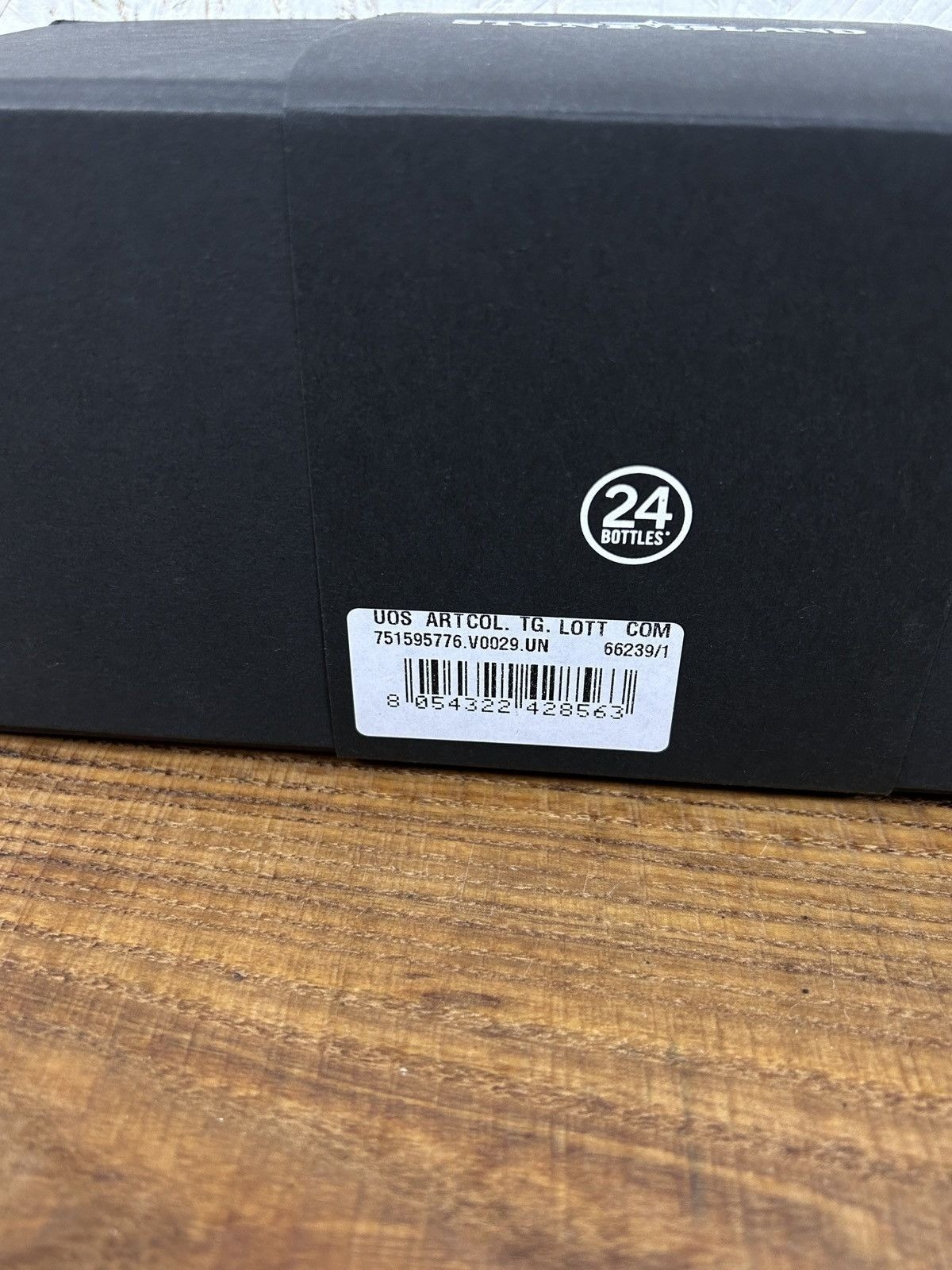 Stone Island x 24 Bottles Flask With Nylon Metal Bag Black