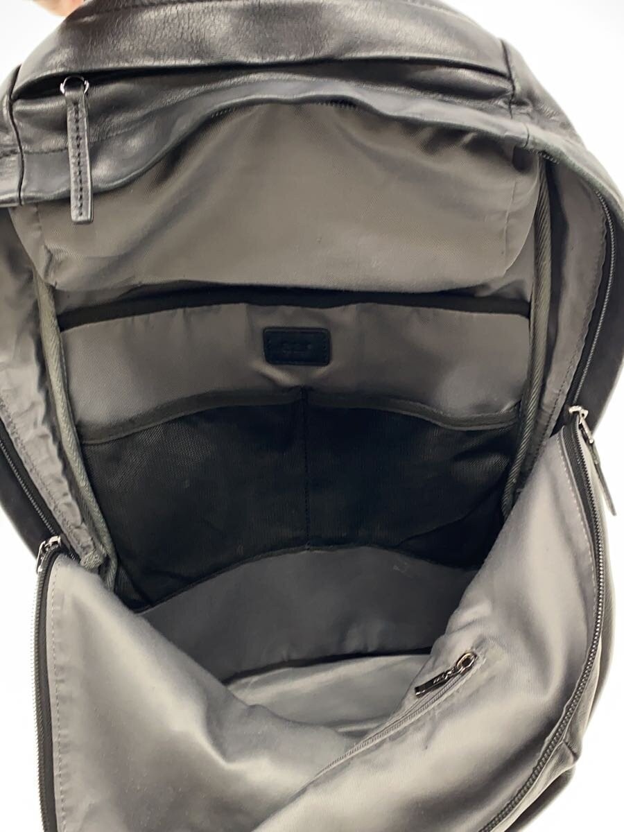 ear PAPILLONNER Backpack Leather Black Solid Color