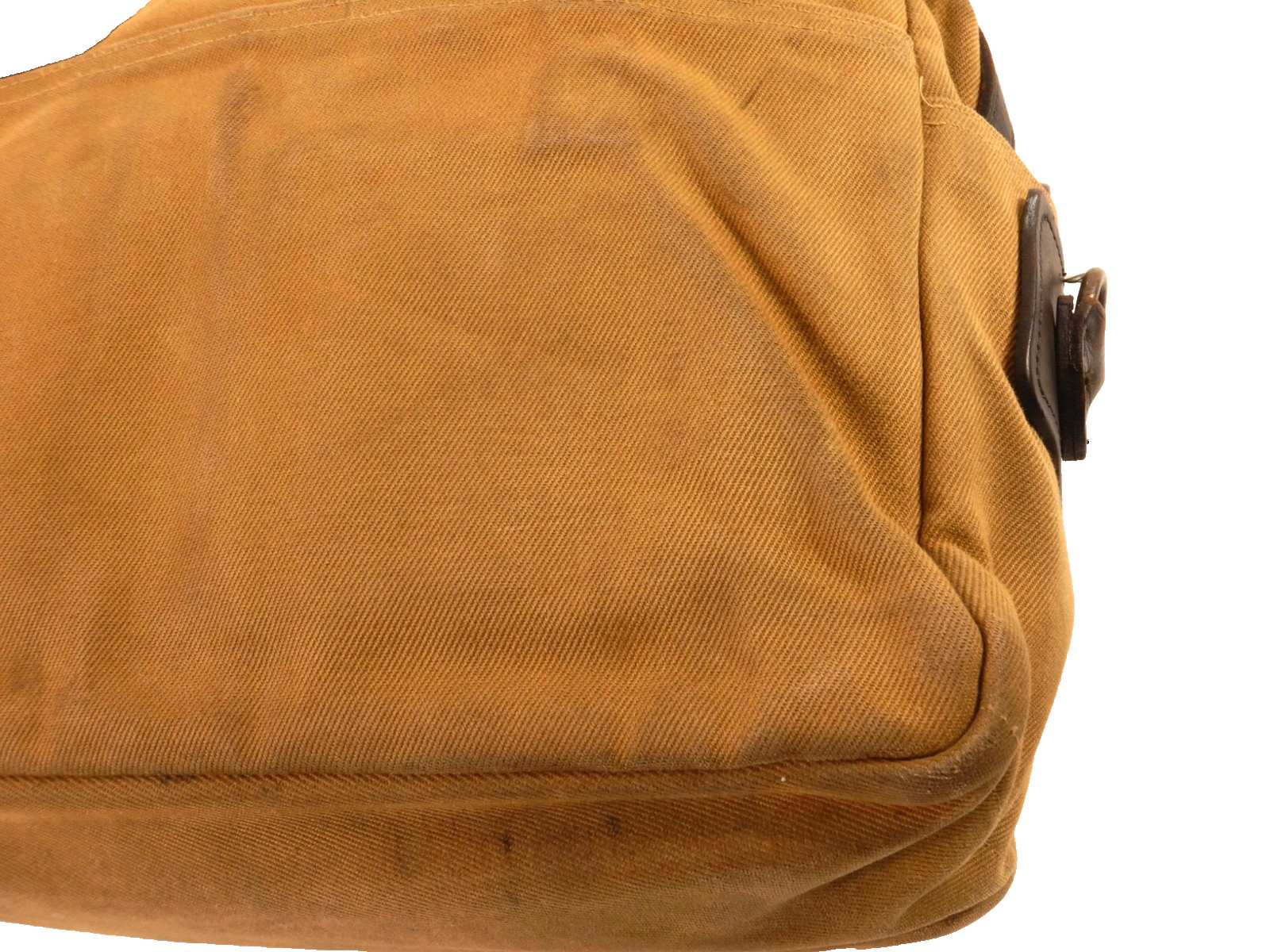 Filson 70257 Tan Rugged Twill Briefcase Computer Bag no strap