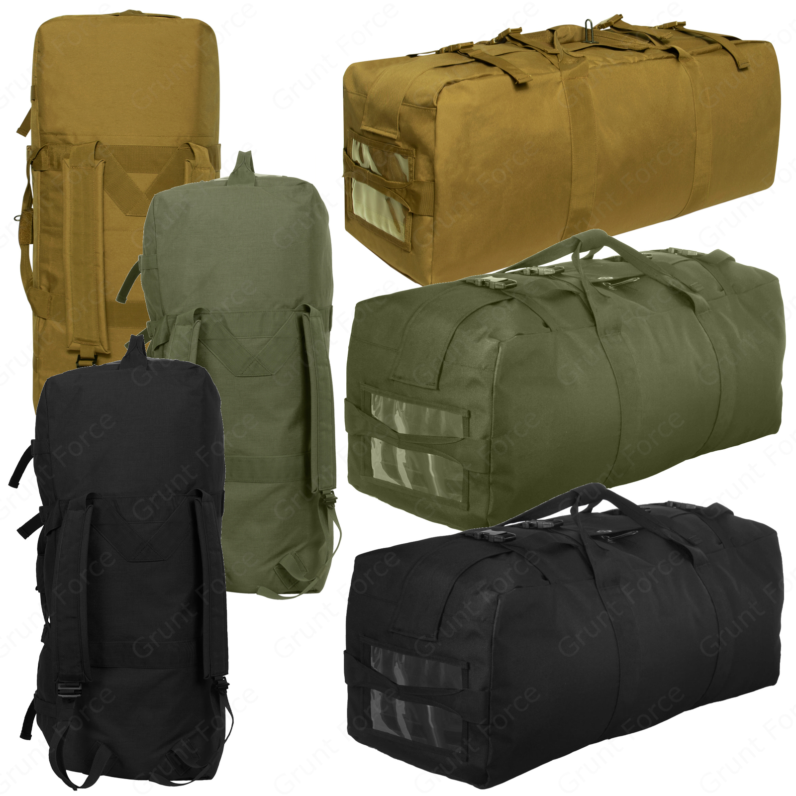 GI Type Enhanced Duffle Bag 32x12x12 – Rothco Nylon Carry Bag