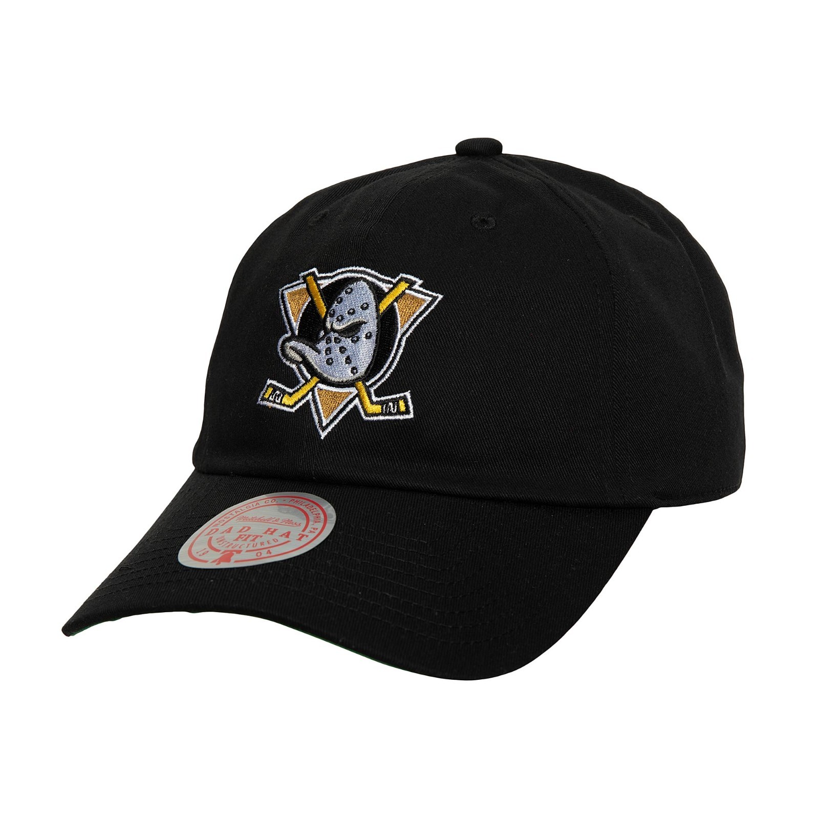 MITCHELL & NESS NHL Team Ground 2.0 Dad Strapback Anaheim Ducks Black