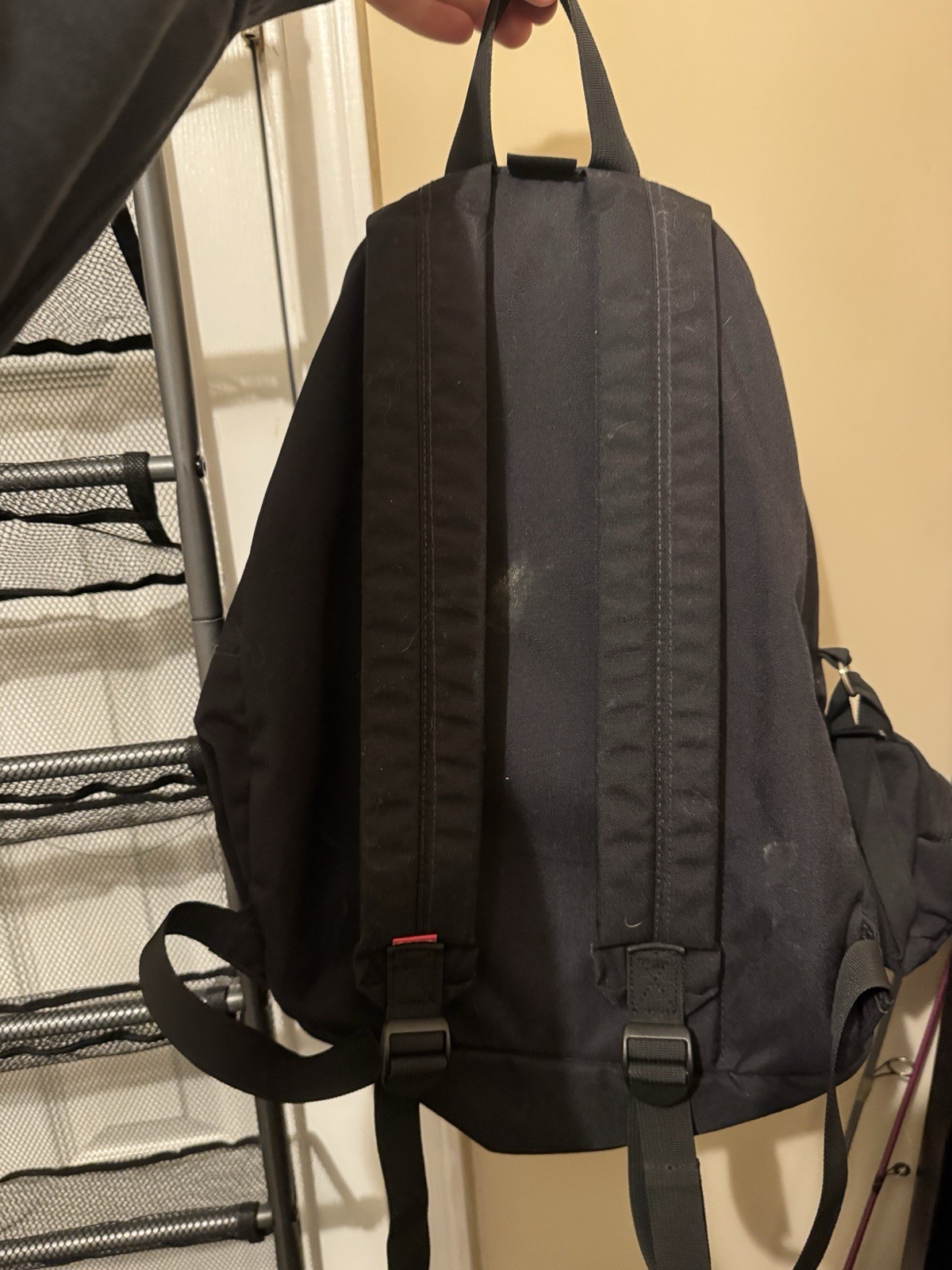 Supreme Vampire Boy Black Backpack + Pouch Used Cordura