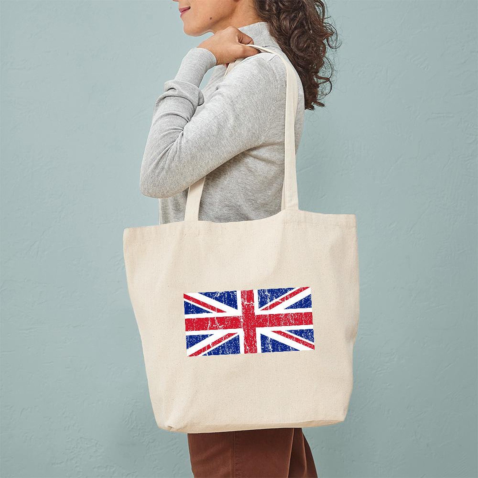 CafePress Vintage Union Jack Tote Bag (89061810)