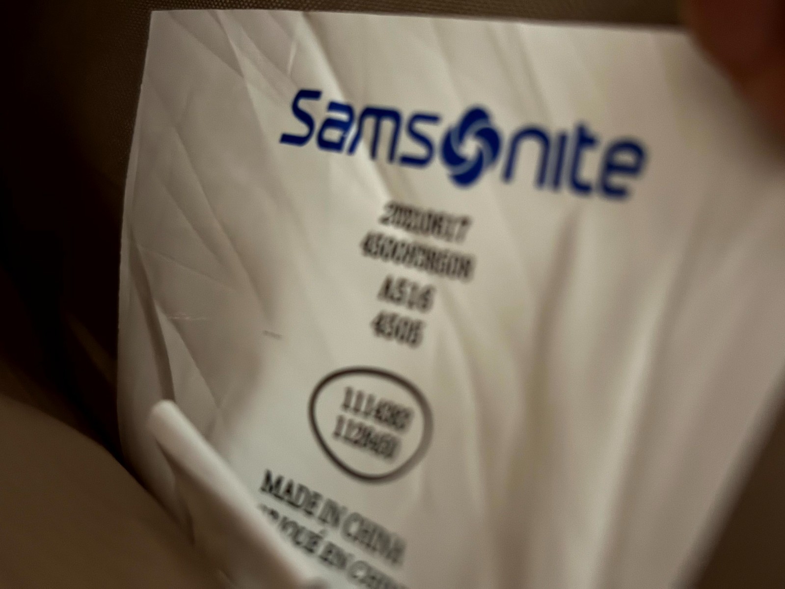 Samsonite Unisex Slim Backpack Brown Cognac Grain Leather Padded Mesh Back
