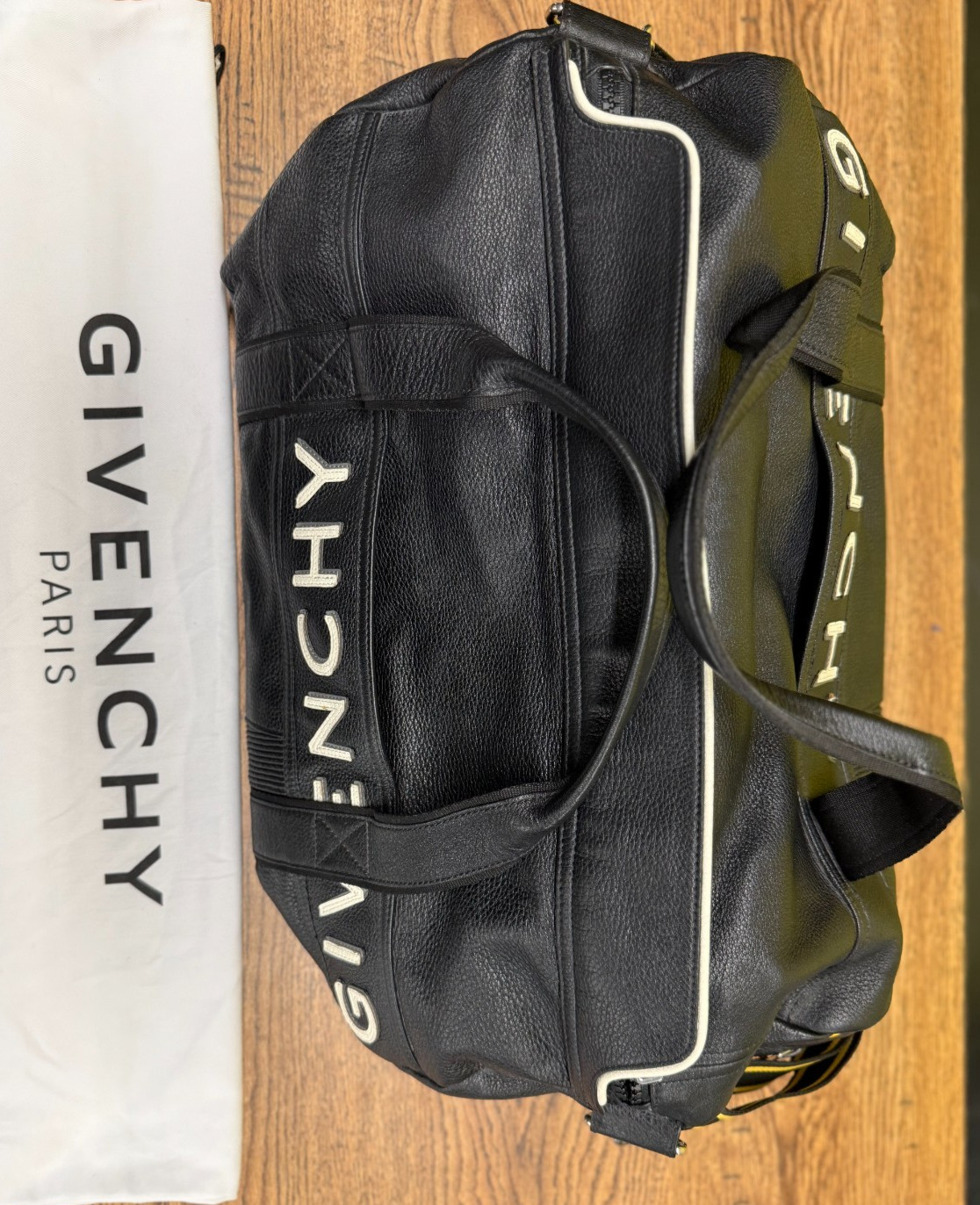 Givenchy Mc3 Leather Duffle Bag