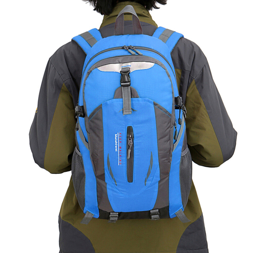 36L Nylon Travel Backpack Waterproof Outdoor Rucksack Men Camping Hiking Bag US
