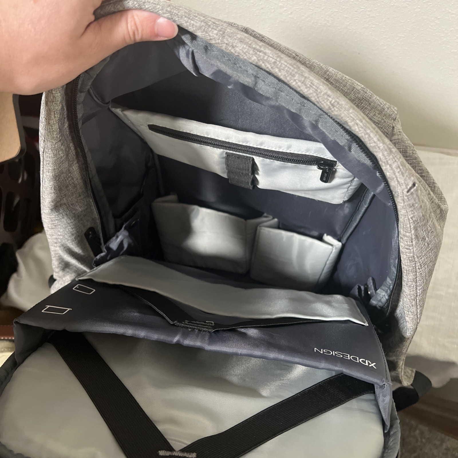 XD Design Bobby Backpack Anti-Theft Secure Travel Carry On Laptop Bag USB Port