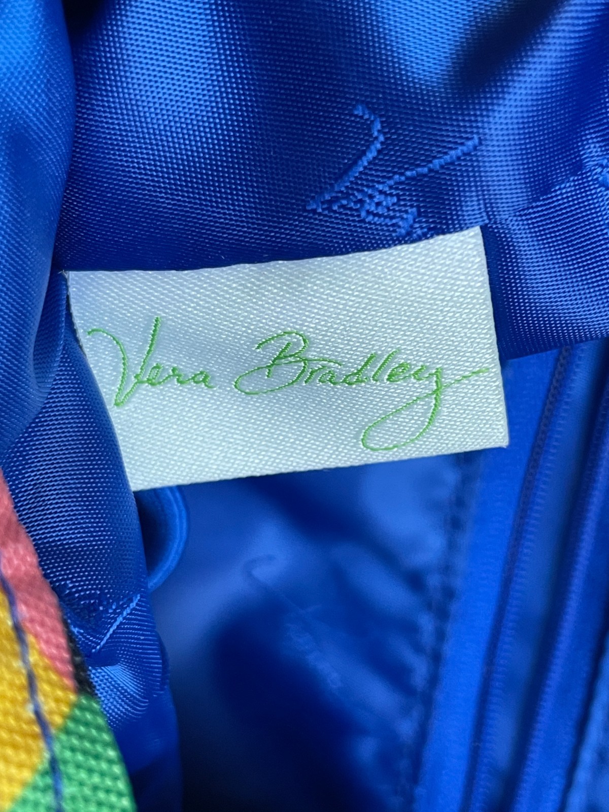 Vera Bradley Backpack Men Lighten Up Drawstring Geometric Multicolor