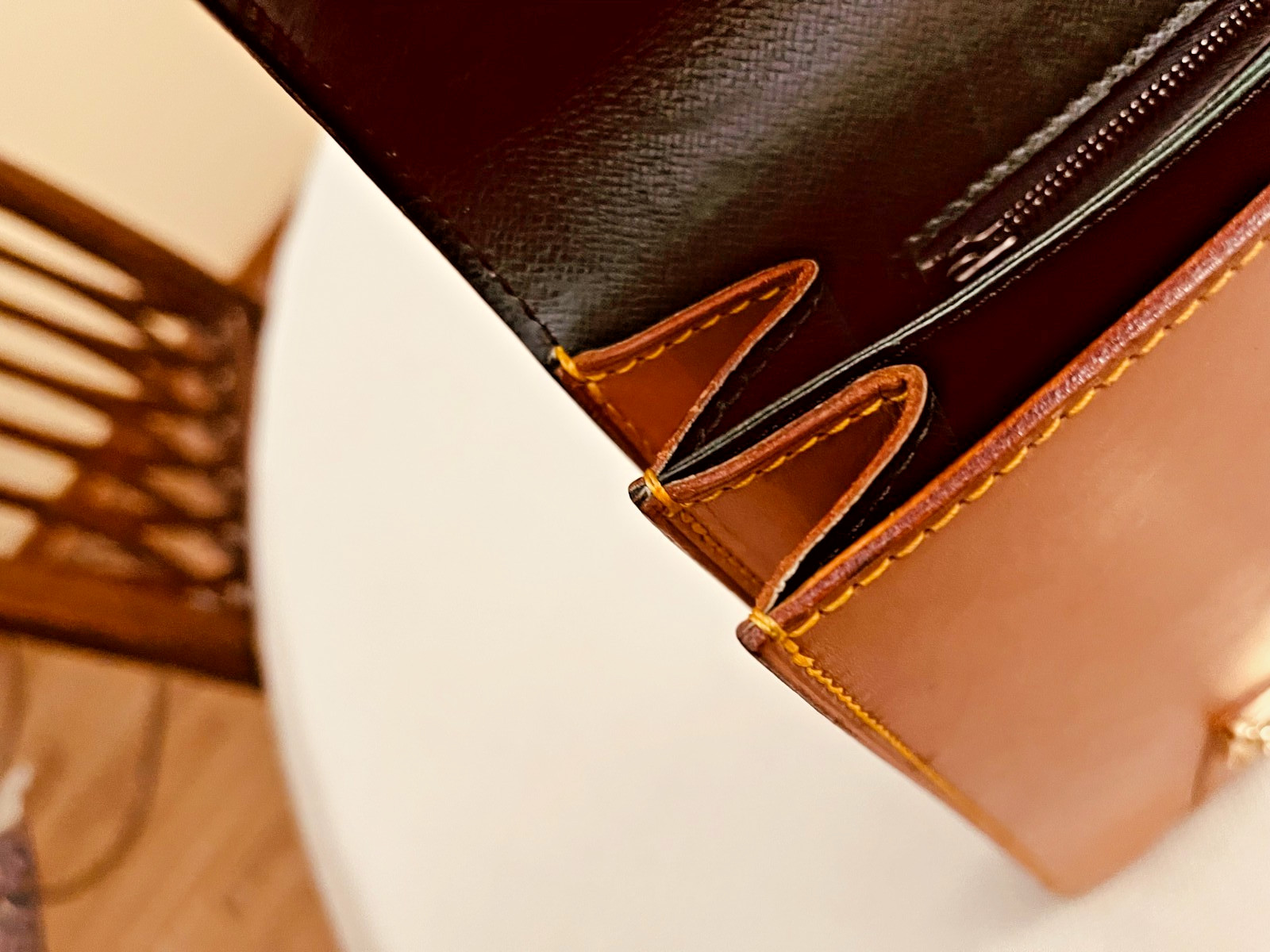 LOUIS VUITTON “SELBIT” NOMADE Leather Briefcase / Satchel / Portfolio – France