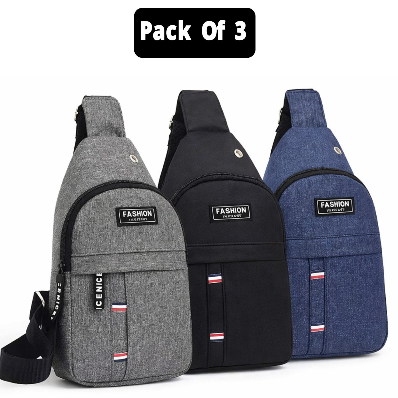 Men’s Waterproof Crossbody Sling Bag Chest Pack For Travel Hiking Cycling