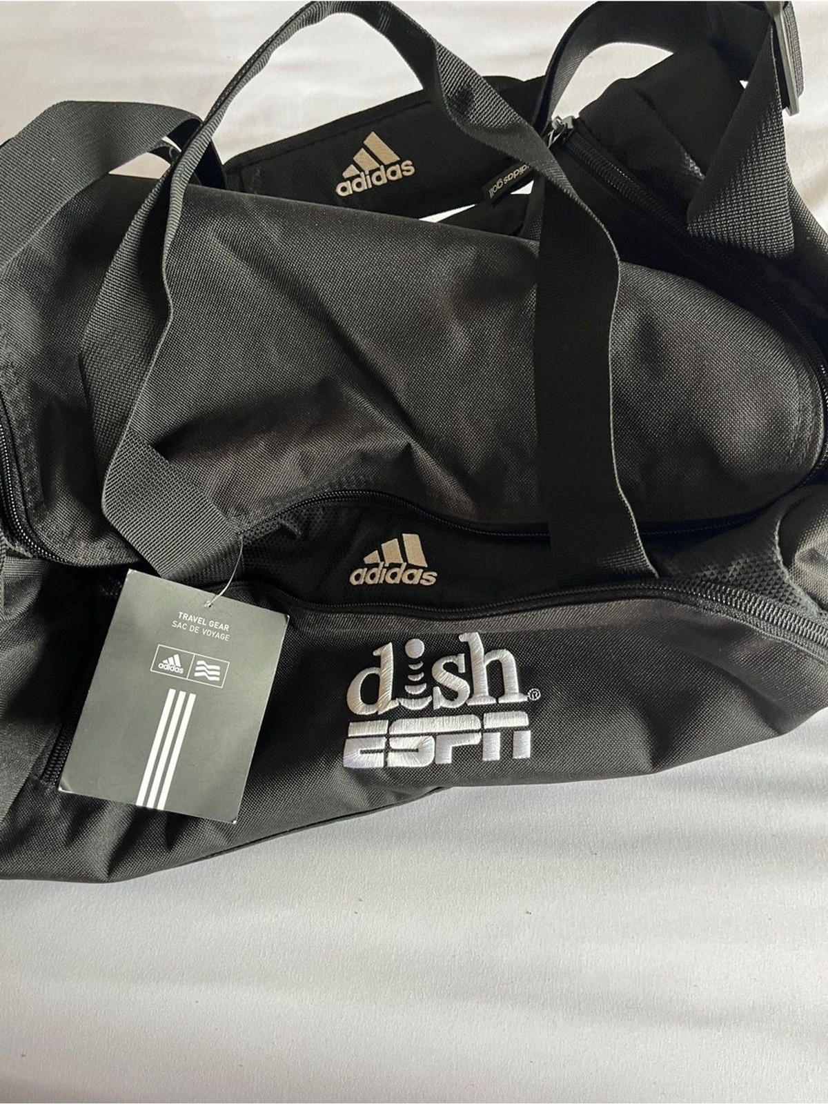 Adidas Golf / Travel / Gym Bag – Black Duffel Dish ESPN Media Promo