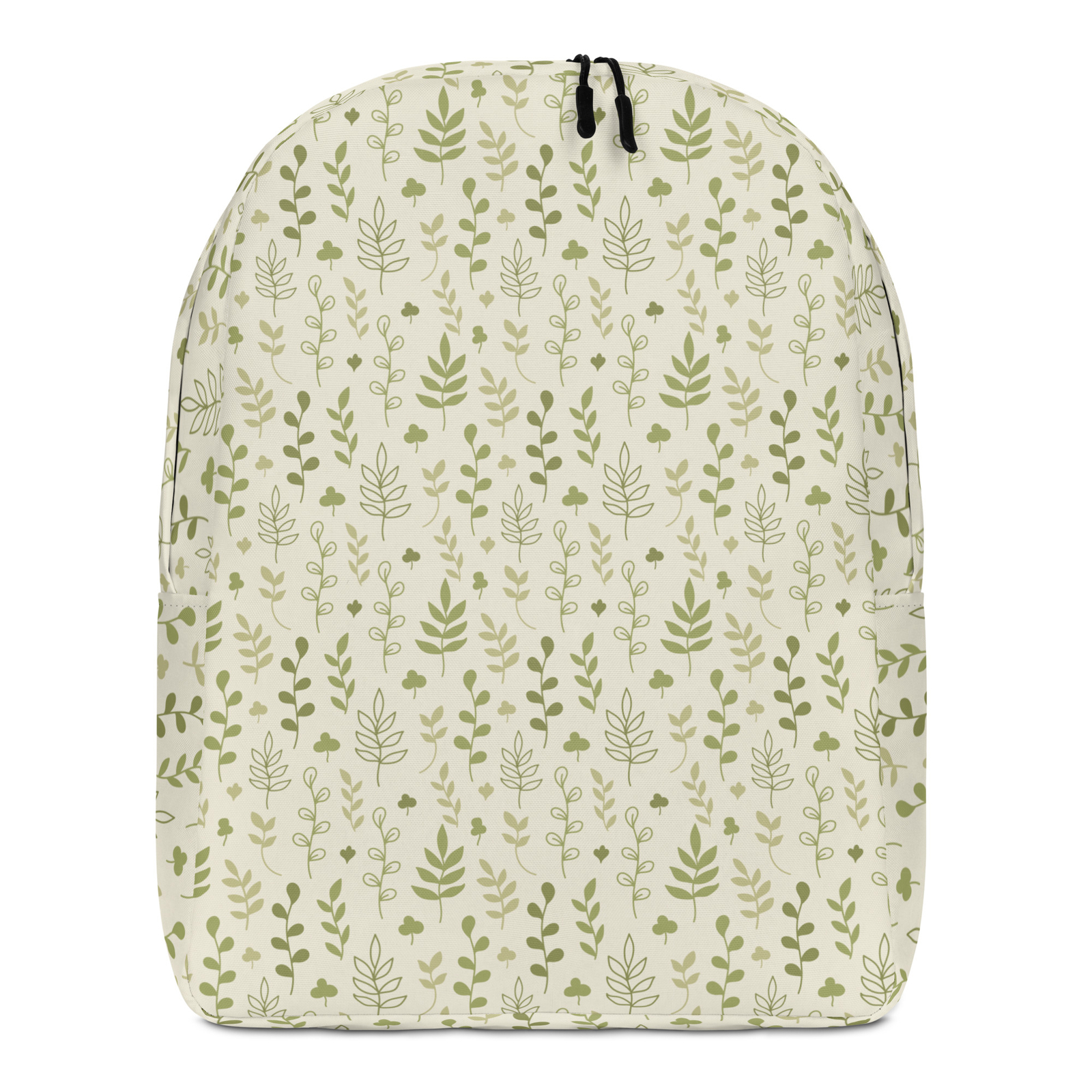 Minimalist Backpack Beautiful Floral Pattern