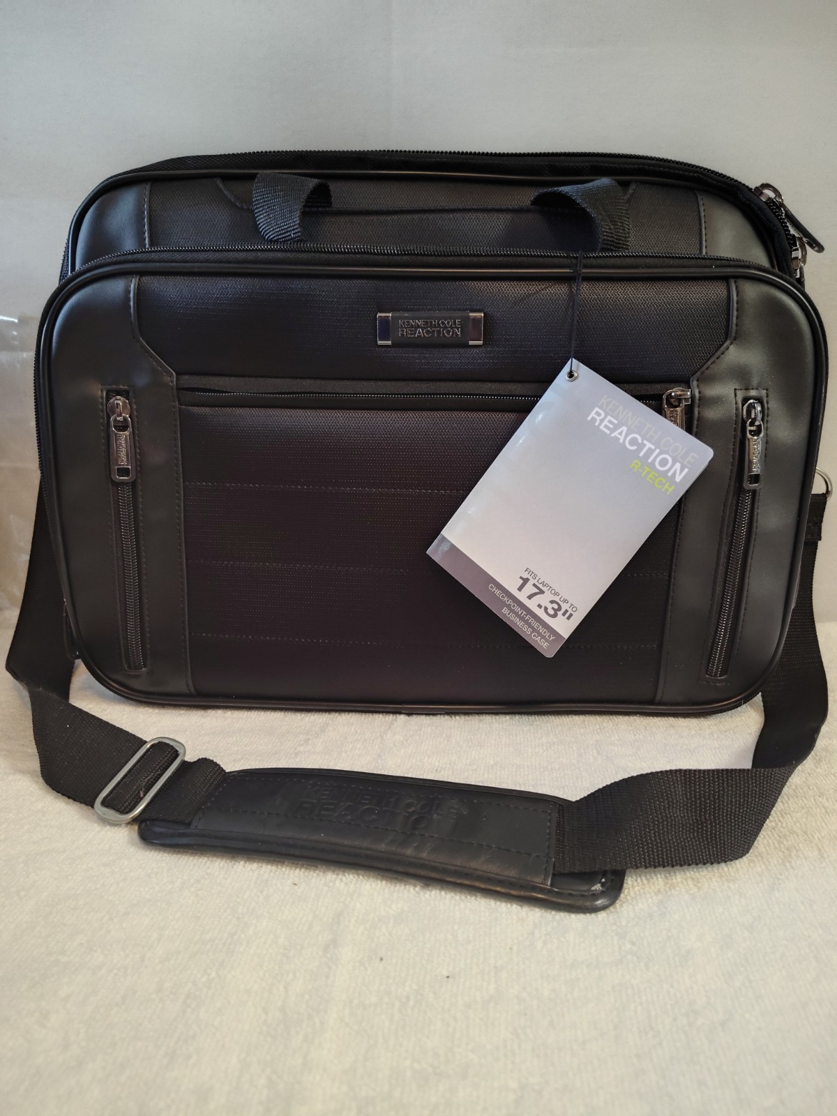 Kenneth Cole Reaction Keystone 1680D Polyester Dual 17″ Laptop Portfolio