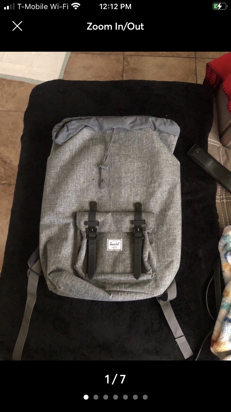Herschel Supply Co. Little America Backpack Raven Crosshatch Grey NEW