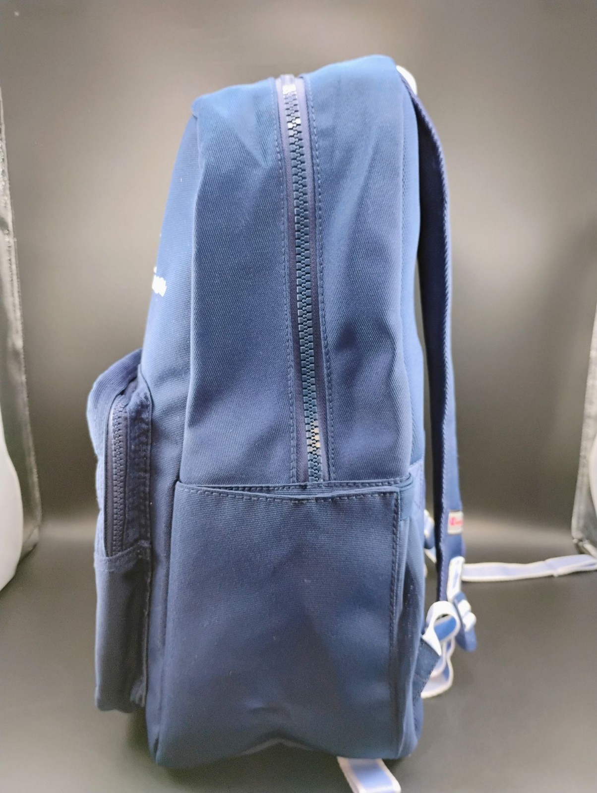 Champion Navy Blue Classic Logo Backpack With Adjustable Straps