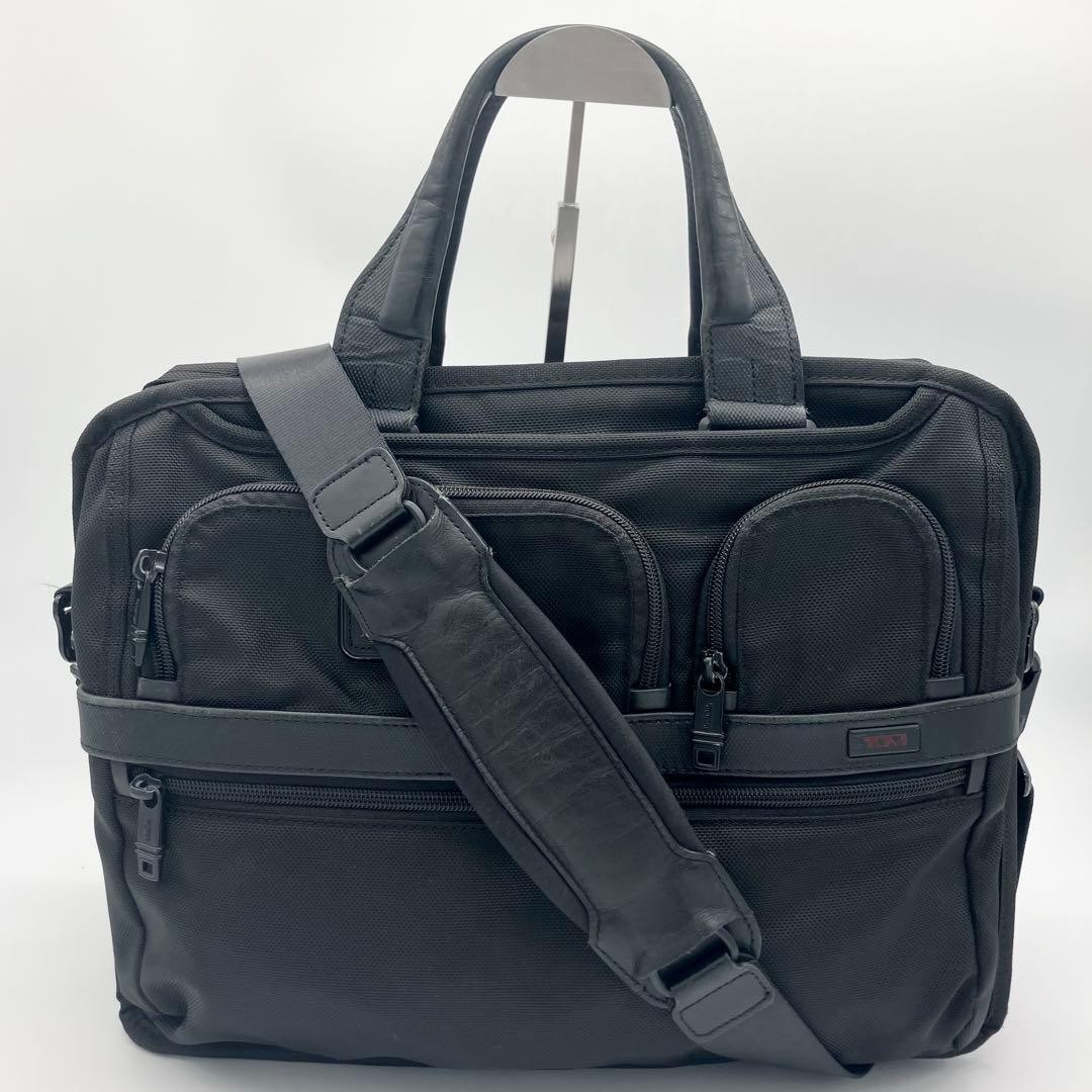 TUMI Alpha 2 Expandable 2WAY Expandable Business Bag Black