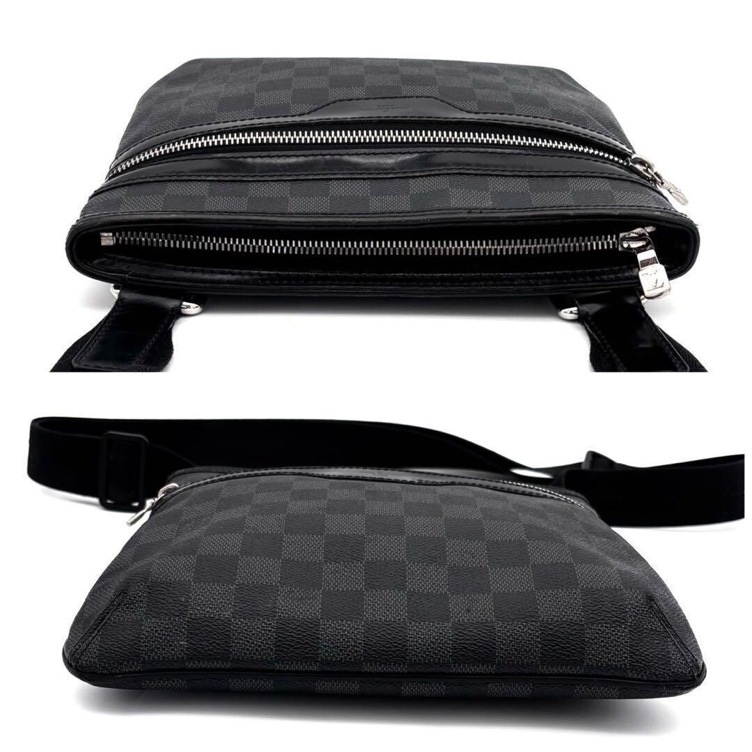 Louis Vuitton Damier Graphite Tomas Crossbody Shoulder Bag Black Men