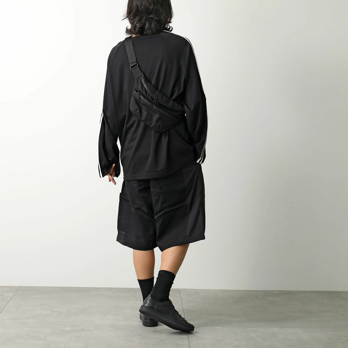 Y-3 FANNY PACK JW6221 Men’s Nylon Belt Bag/Waist Pouch/Crossbody Bag Black