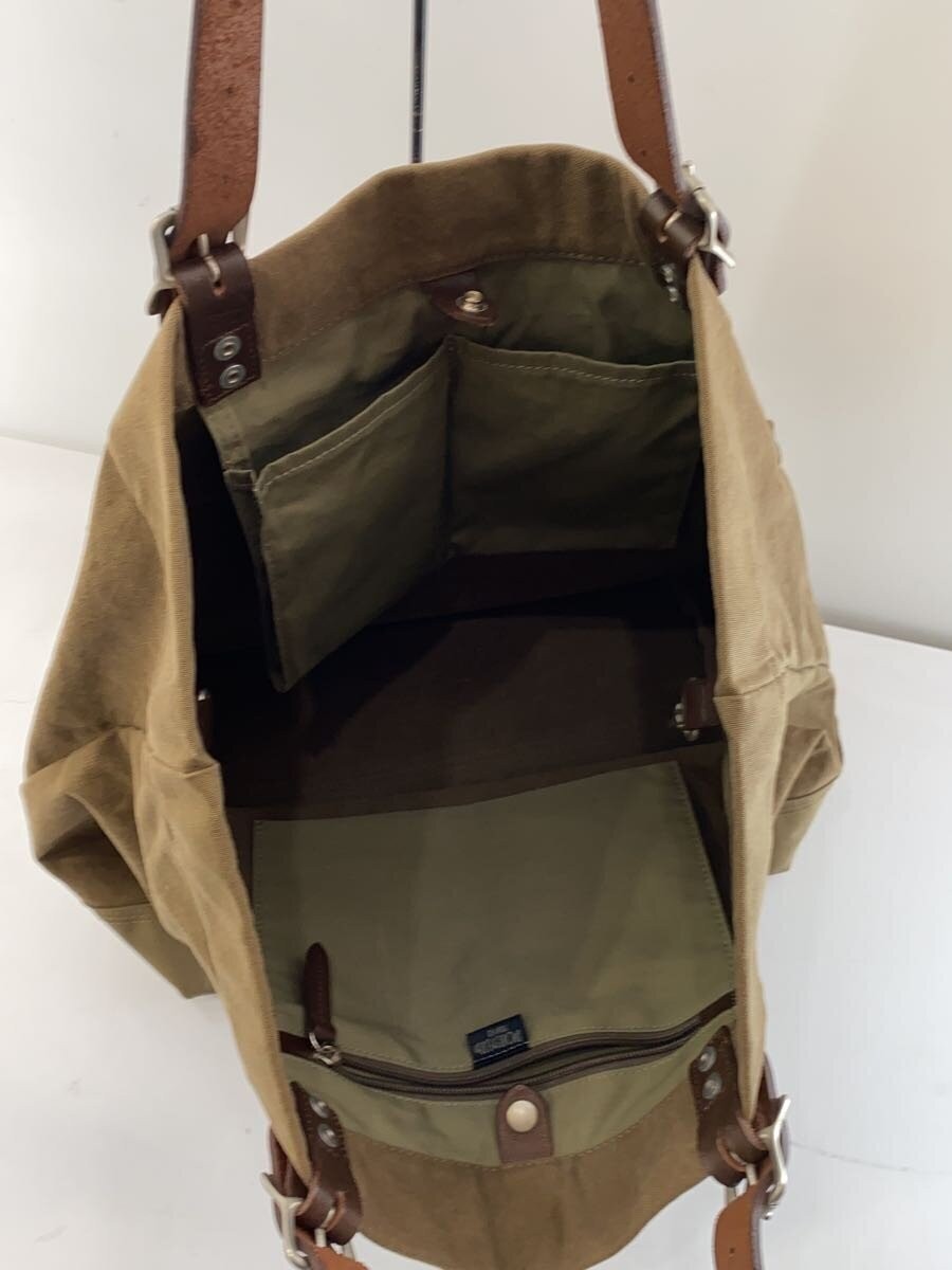 Authentic Porter Canvas Tote Bag Camel 18cm Depth 32cm Height 48cm Width
