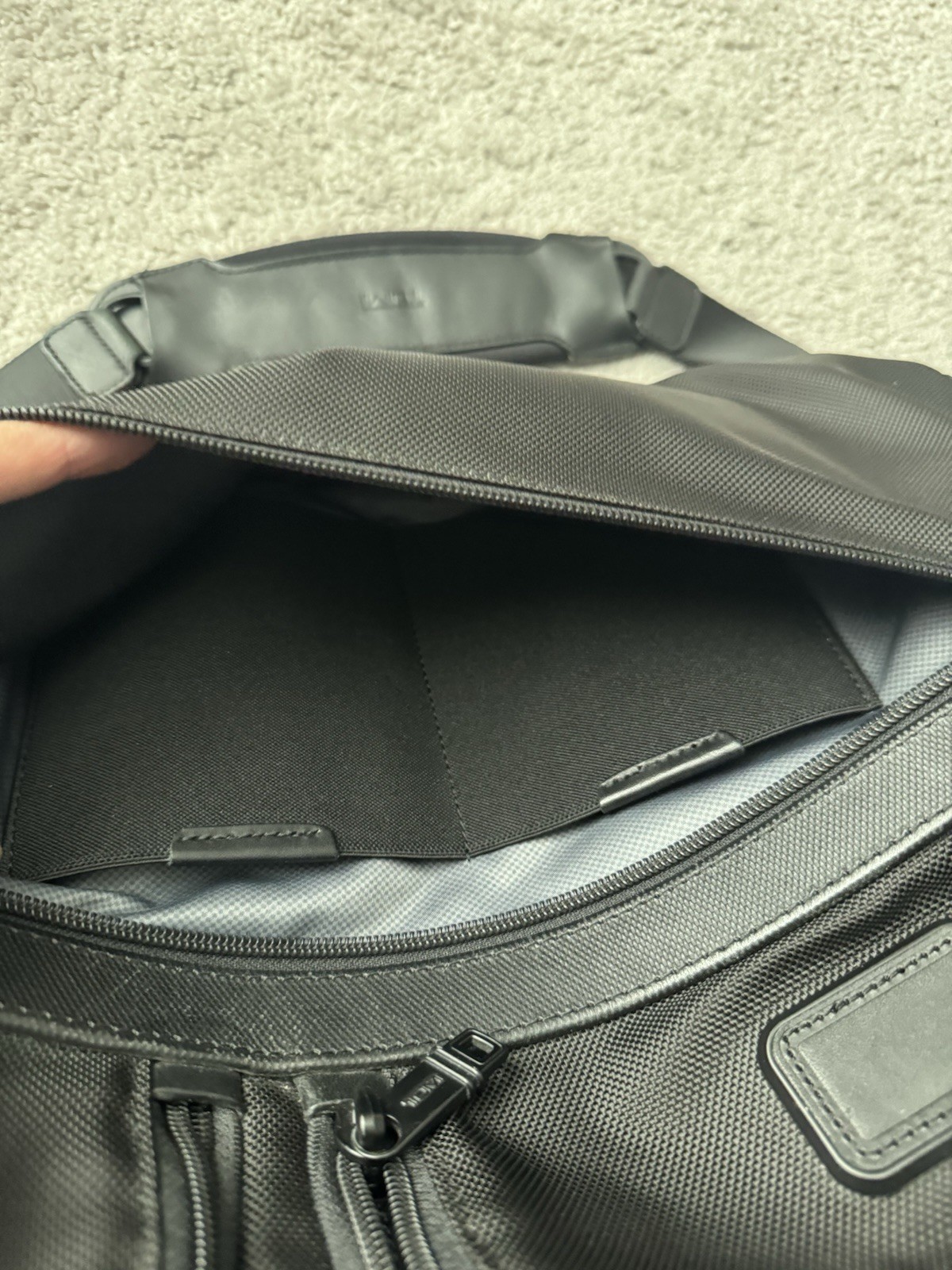 Tumi 26114D2 Alpha Ballistic Nylon Compact Laptop Organizer Briefcase Black