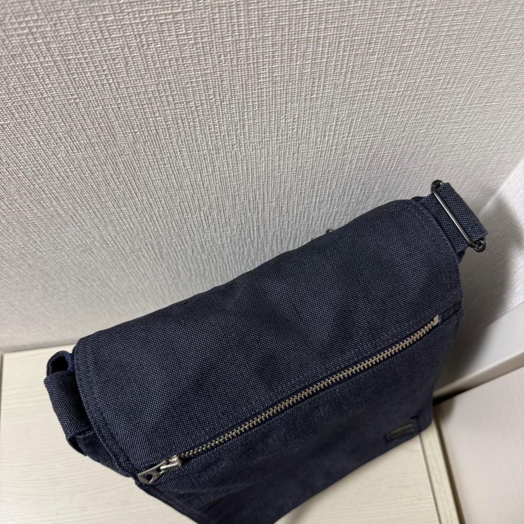 Authentic Porter Shoulder Bag Smoky Navy 235mm×320mm×150mm Men’s Cordura Duck
