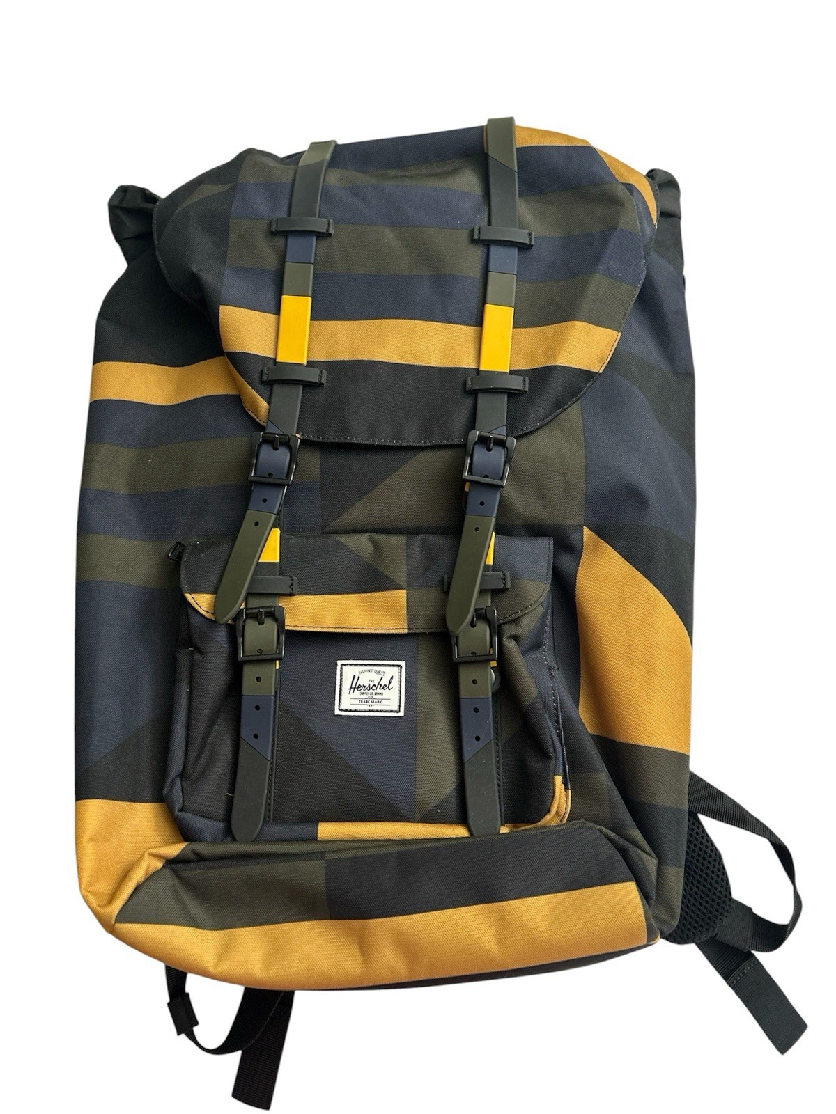 Herschel Supply Co. Backpack Little America Arrowwood Frontier Geo Navy Yellow