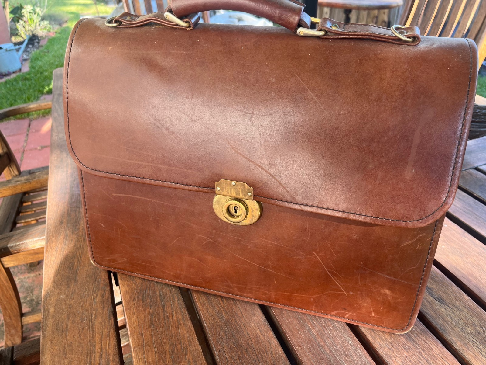 PAPWORTH EVERARD Leather Briefcase / Portfolio