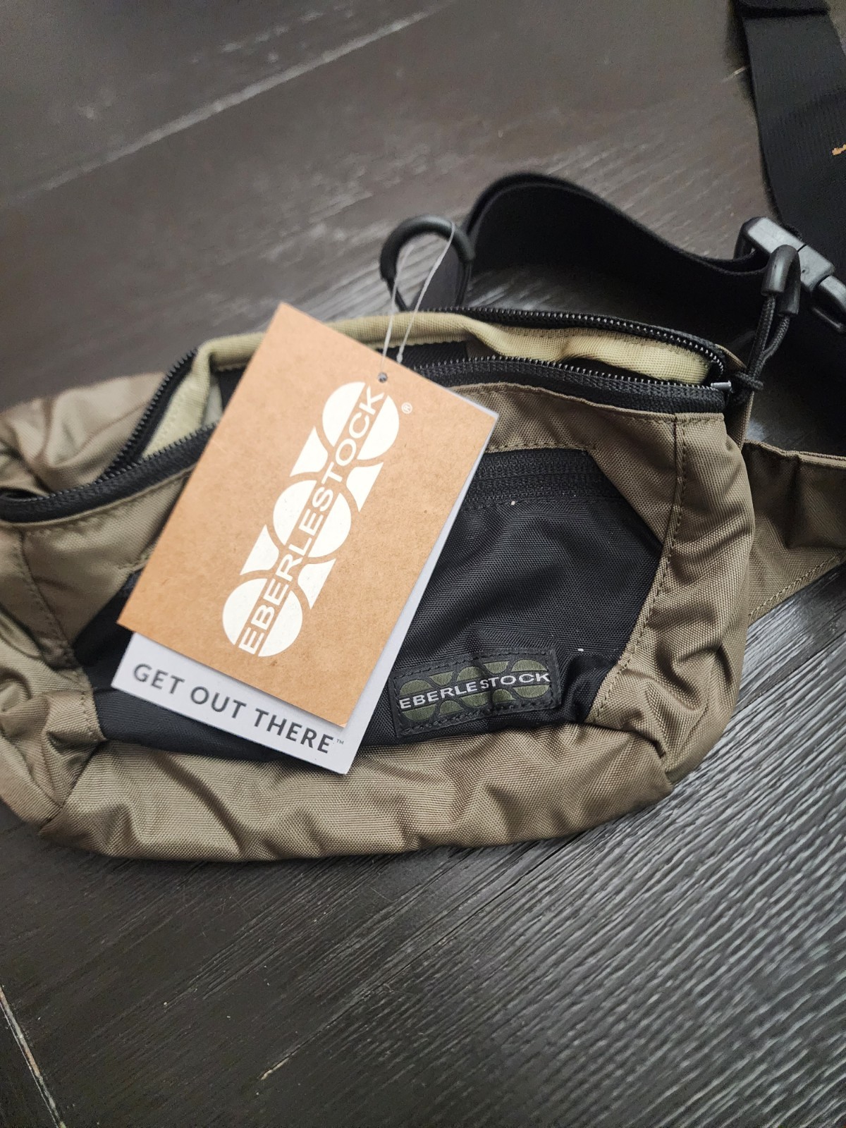 Versatile Green/Black Tactical Fanny Pack – Ideal for Travel and Outdoor Use NWT