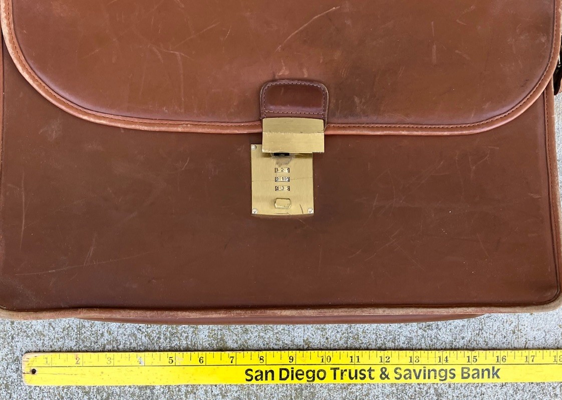 Vintage Coach British Tan Classic Portfolio Briefcase Satchel Messenger Bag READ