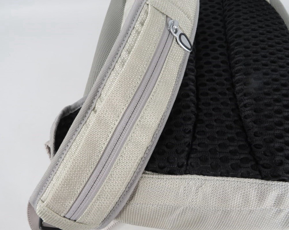 Tumi T3 Computer Laptop Silver Gray Backpack 6480ALU