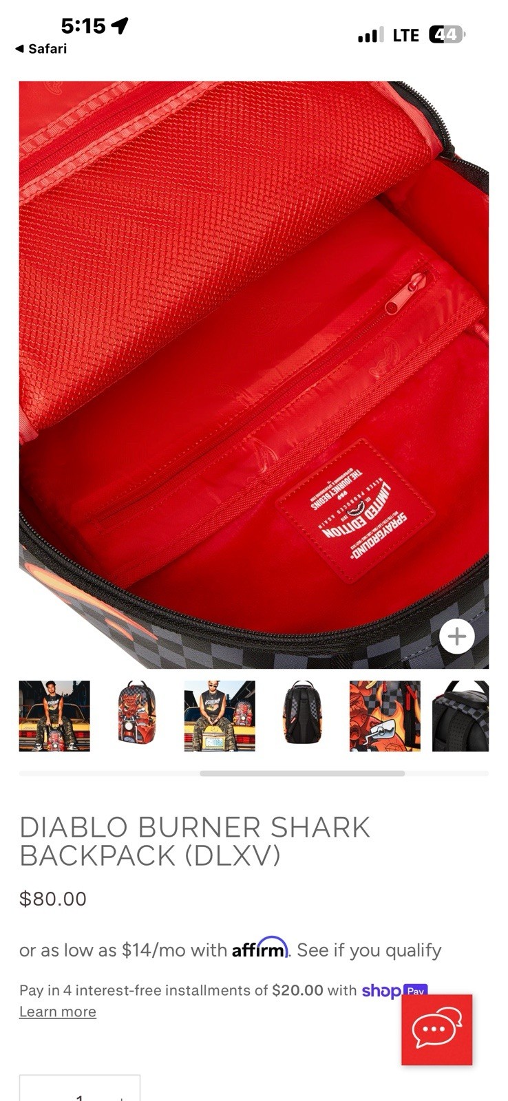 Sprayground Checkered Diablo Backpack Money Bear Gummy Books Bag Motorcycle