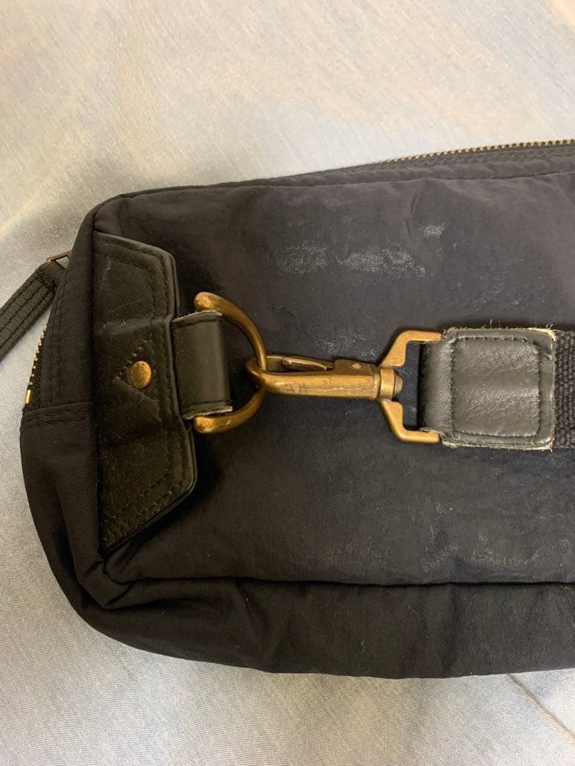 Masterpiece Black Shoulder Bag Body Pack 33cm x 15cm Adjustable Strap
