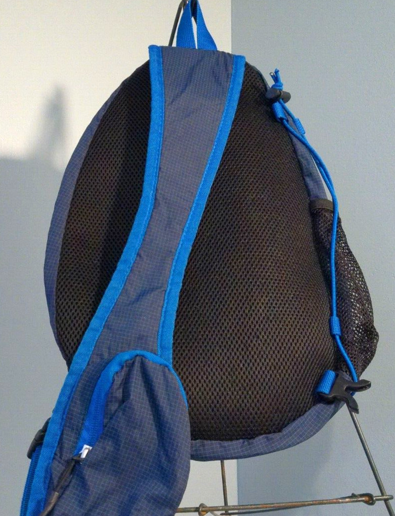 Eddie Bauer RipStop sling crossbody backpack bag padded shoulder strap air mesh