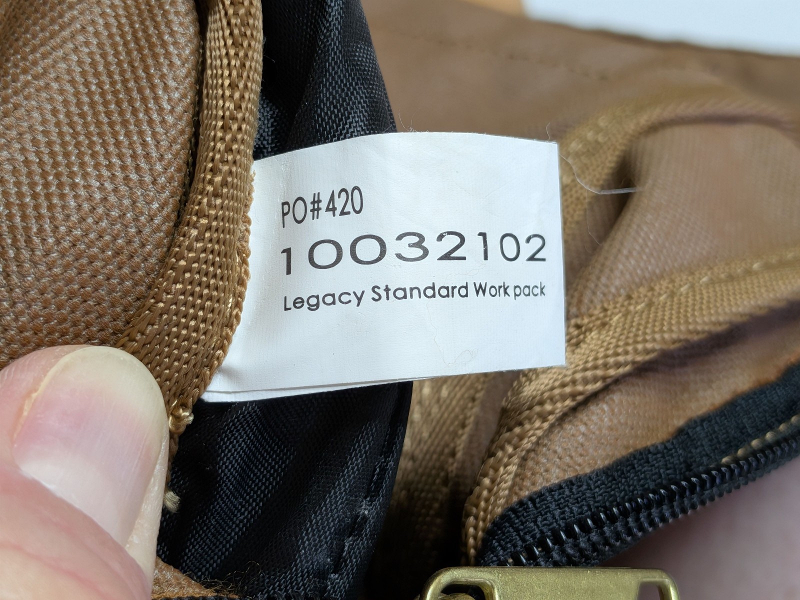 Carhartt Legacy Standard Work Pack – Carhartt Brown (Style 10032102)