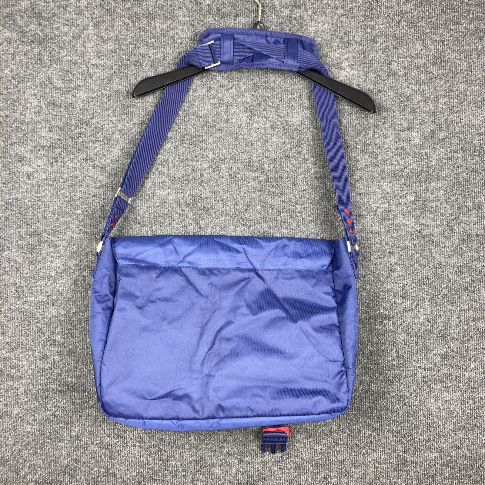 Lacoste Live Parfums Royal Blue Shoulder Messenger Bag EUC