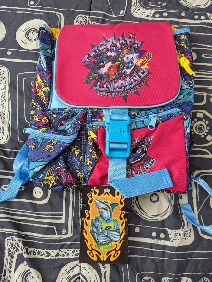 Vintage MAUI and SONS Shark backpack