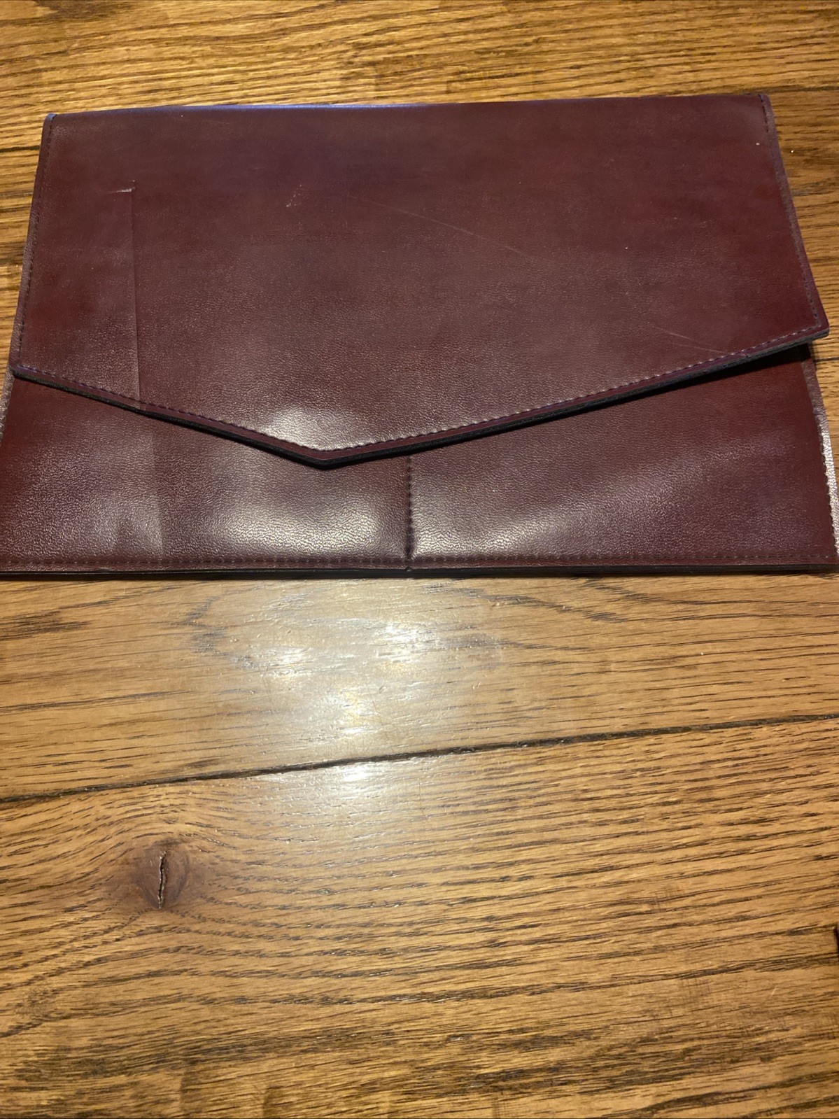 Hazel Snap Burgundy A4 Folder Portfolio Document Holder 3 Pockets