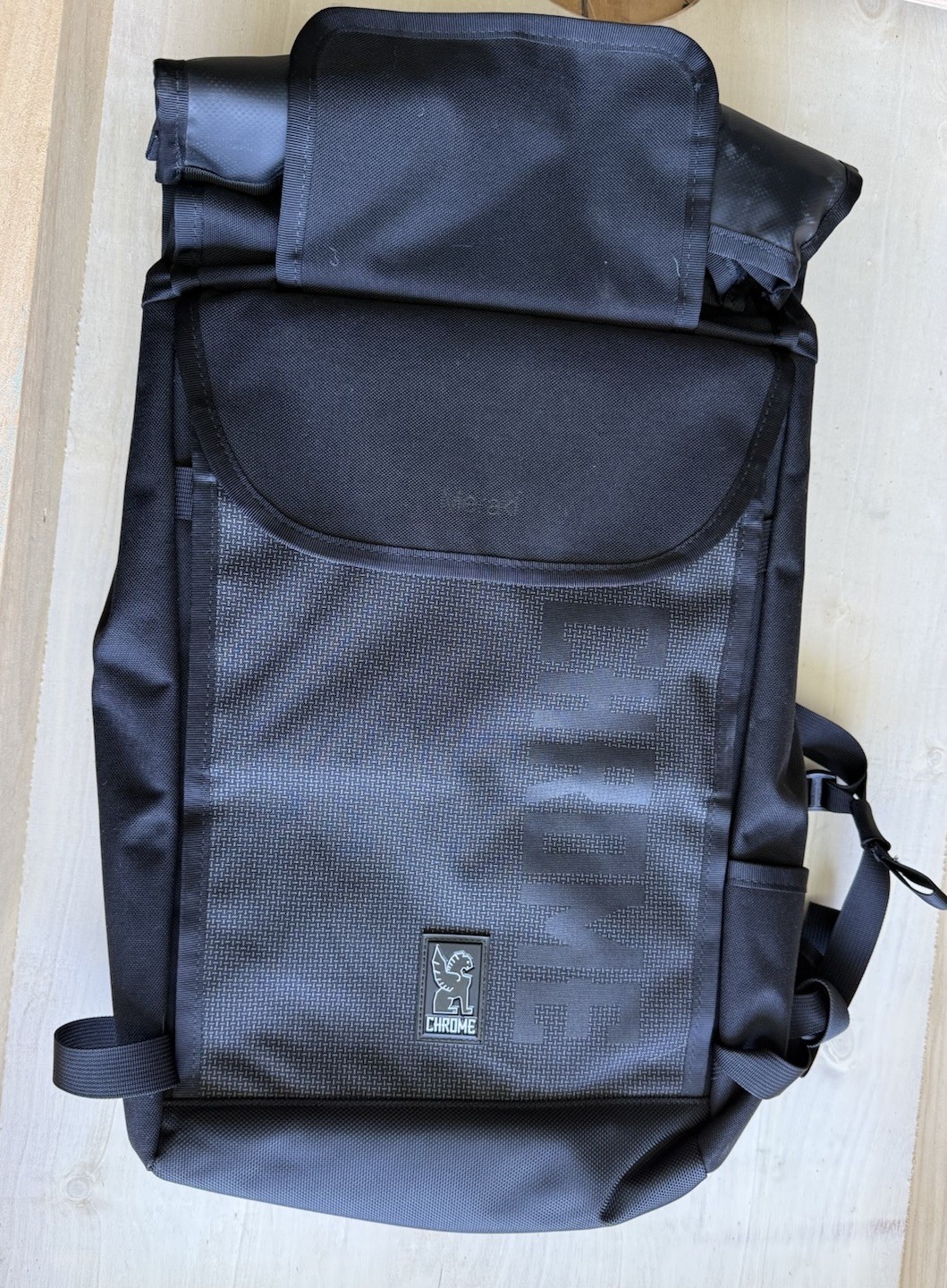 Chrome Industries Bravo Night Backpack Roll Top Waterproof Bike Courier 20L 40L