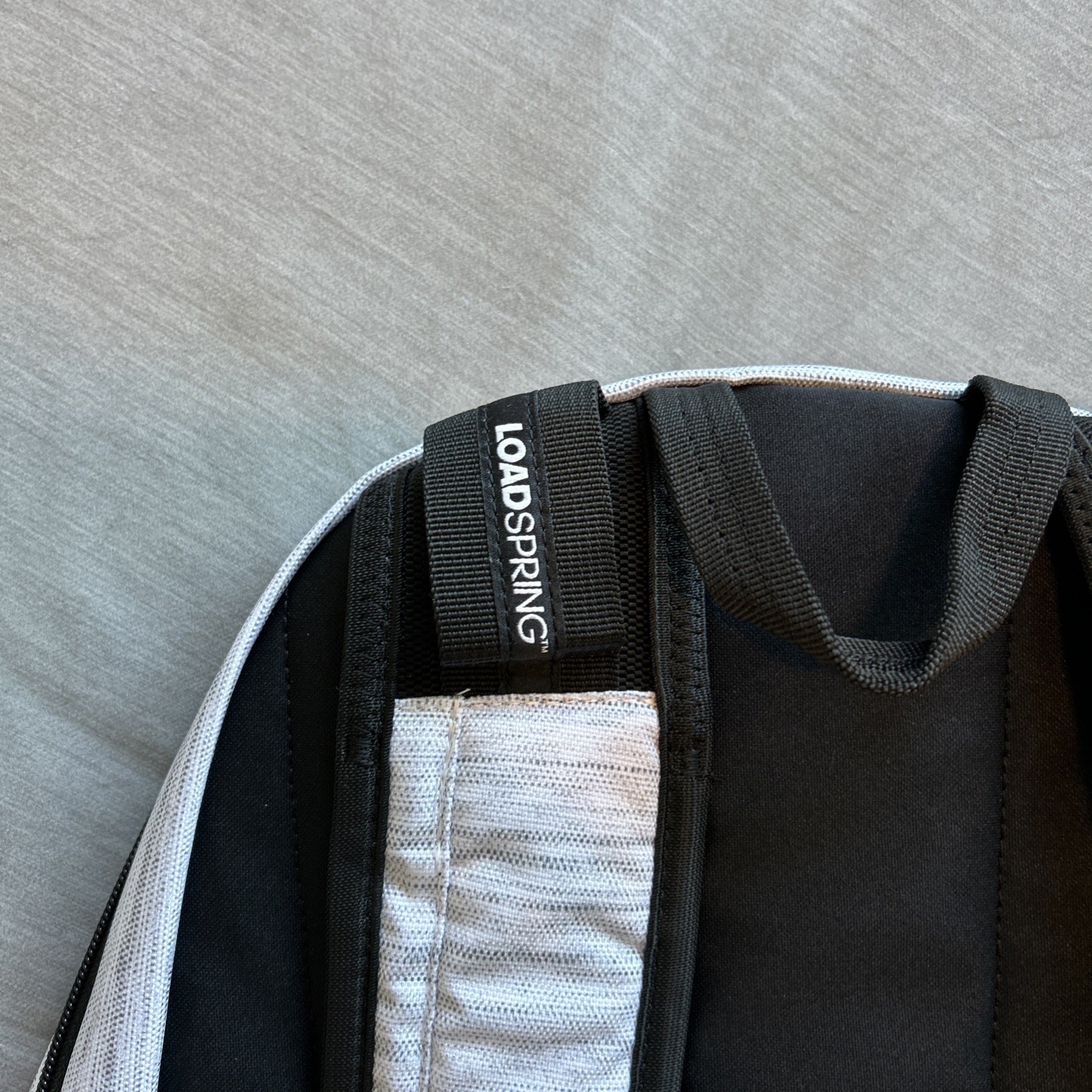 Adidas Prime 7 Backpack White Black fits 17″ Laptop Zippered Holds 32 oz Bottles