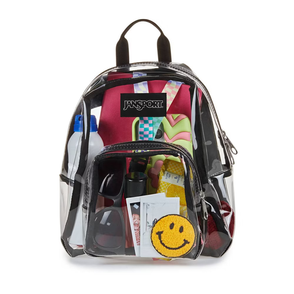 JanSport Clear Mini Shoulder Bag – Black