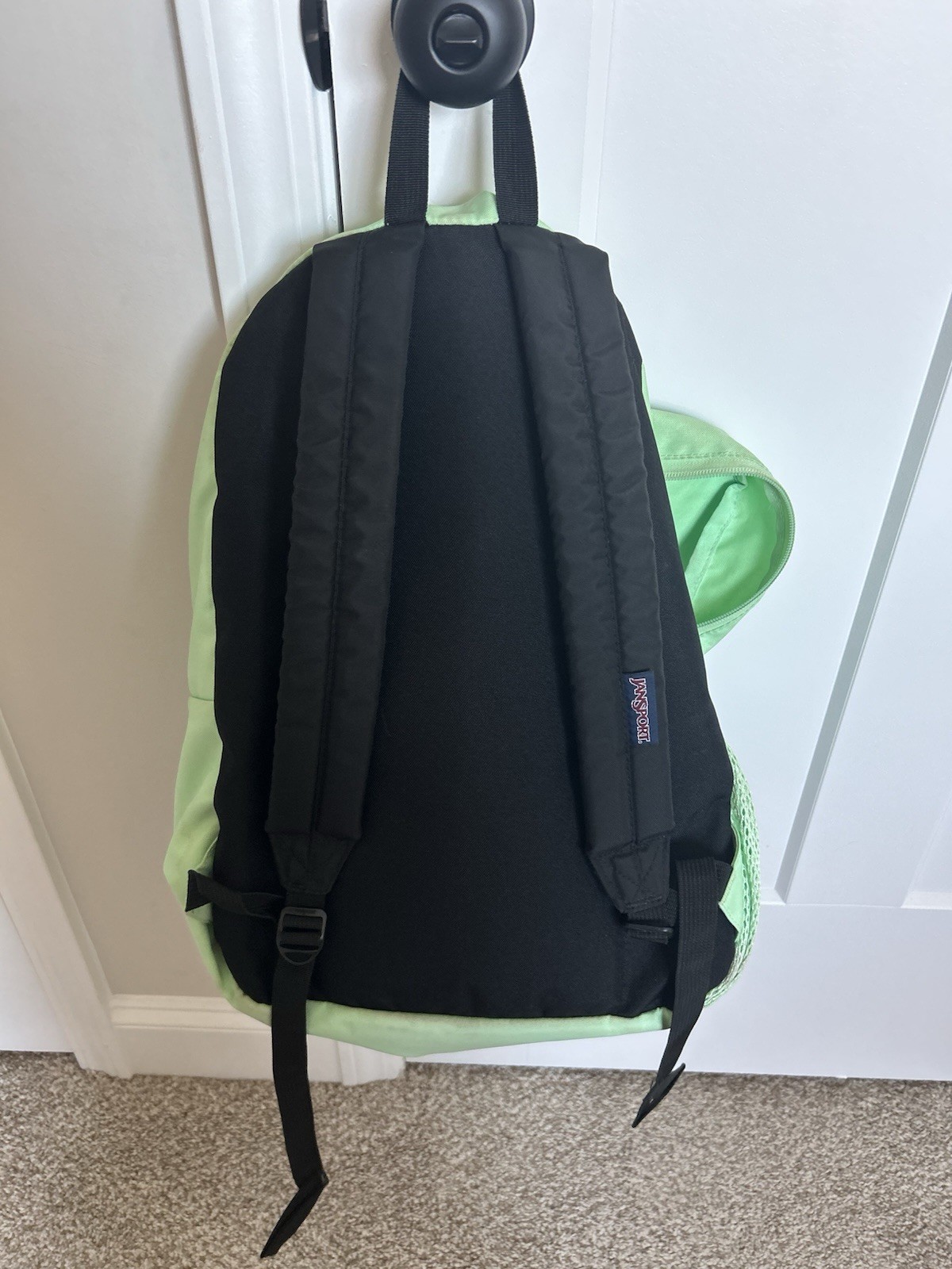 Jansport Mint Green Standard Size 2 Zip Compartments Backpack See Description