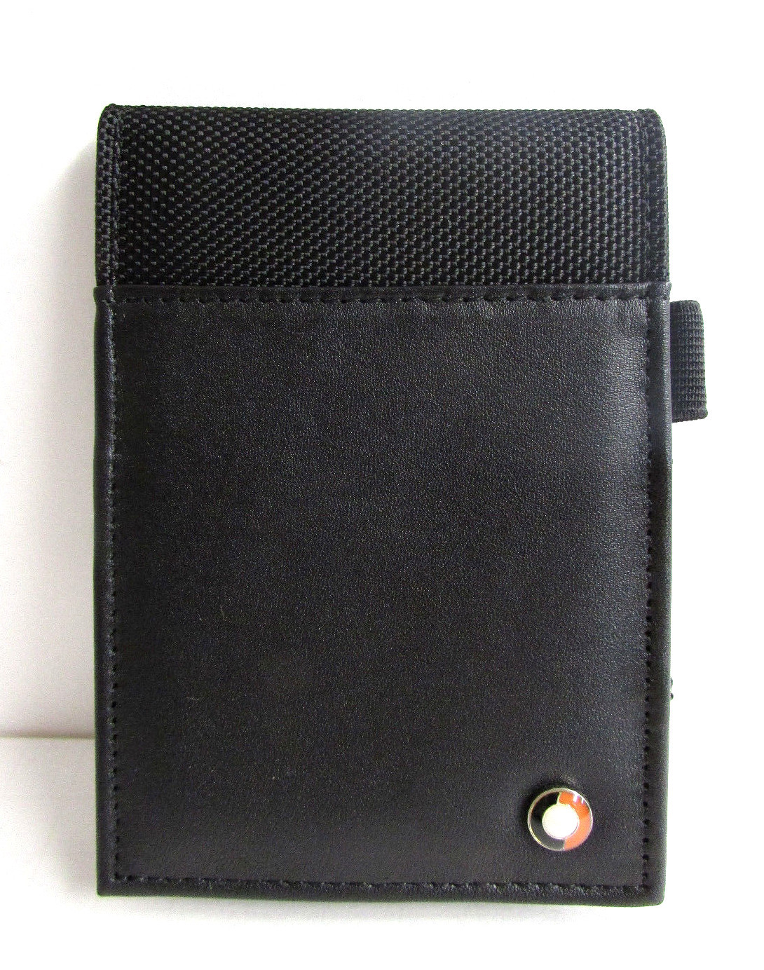 Sheaffer 100% Full Grain Leather & 1680D Ballistic Nylon Notepad Holder w Box