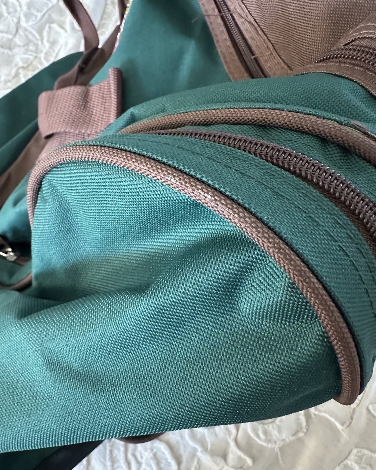 Justin Boots • Wrangler NFR PRCA ProRodeo 2013 Las Vegas green boot duffle bag