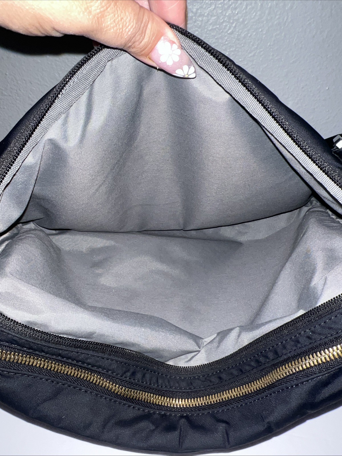 Away Travel Messenger Bag Black Nylon Crossbody Tech Laptop Bag Minimalist