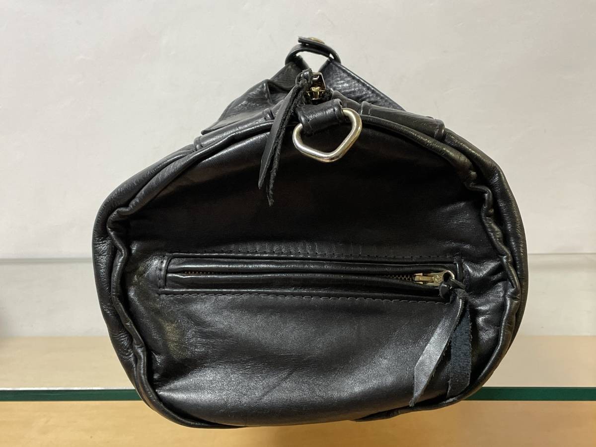 Used Langlitz Leathers Regular Travel Bag L 45cm W 25cm D 25cm Size Very Rare
