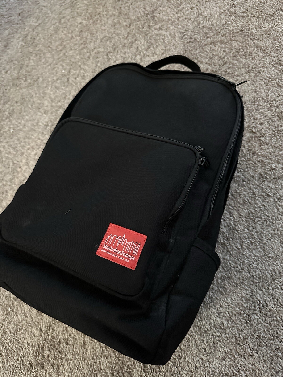Used Manhattan Portage Union Square Backpack Black Japan Limited 28-45-16CM 20L
